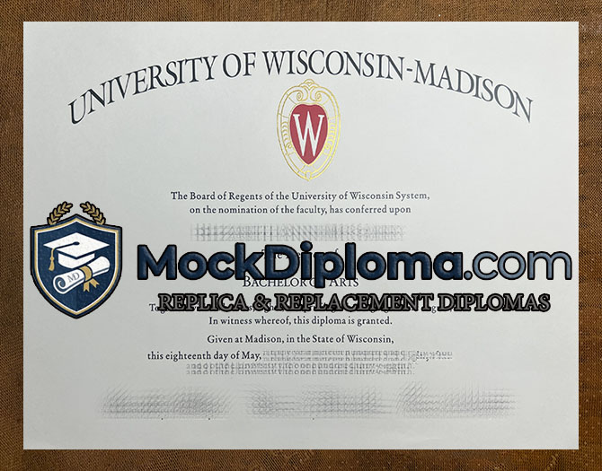 University of Wisconsin-Madison diploma