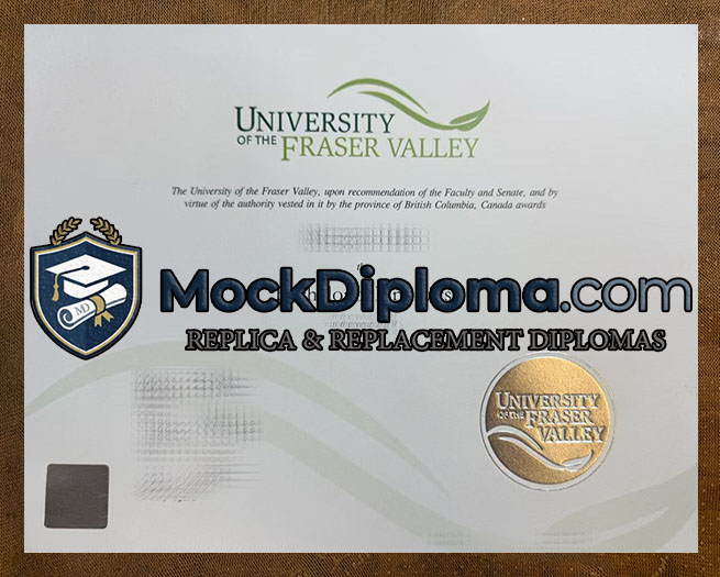 University of the Fraser Valley diploma