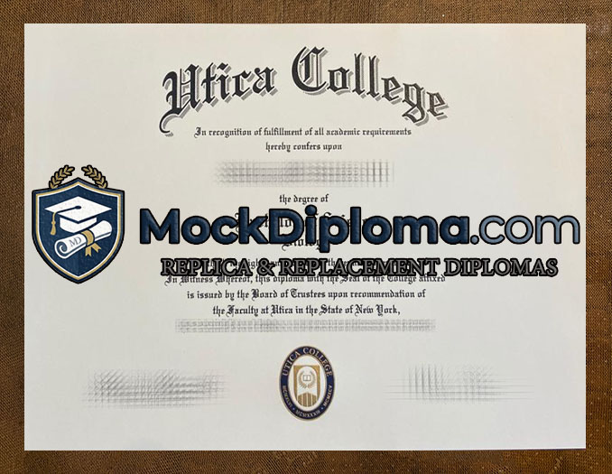 Utica College diploma