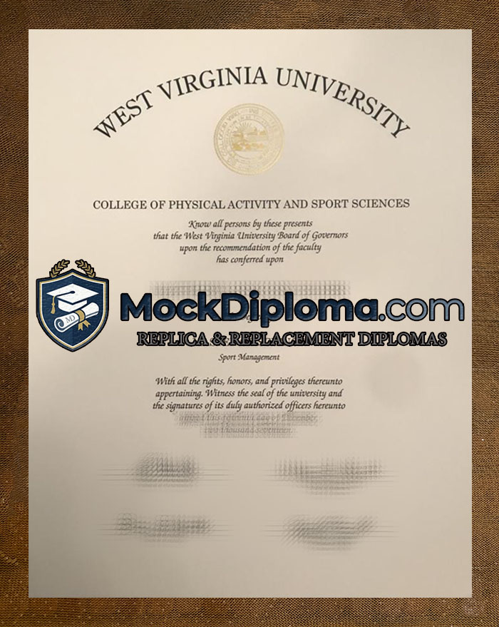 West Virginia University degree