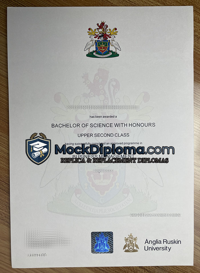 Anglia Ruskin University degree