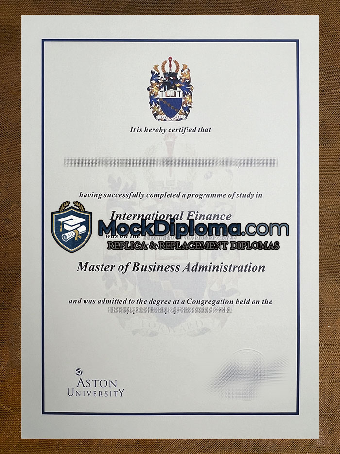Aston University degree
