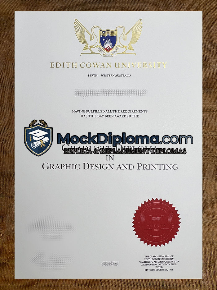 Edith Cowan University diploma