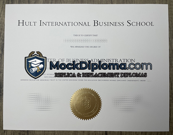 Hult International Business School diploma