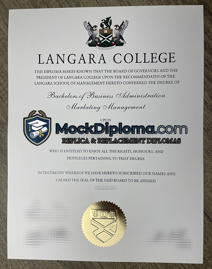 Langara College diploma