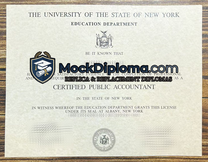 New York CPA certificate