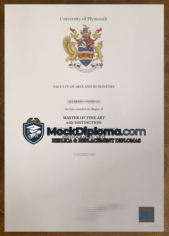 Plymouth Marjon University diploma
