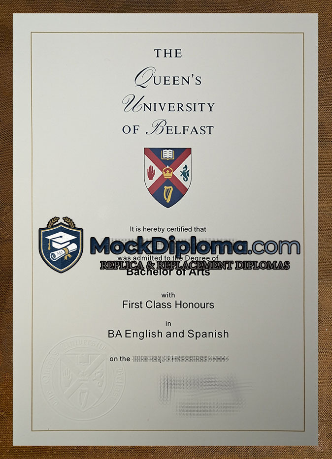 Queen's University Belfast diploma