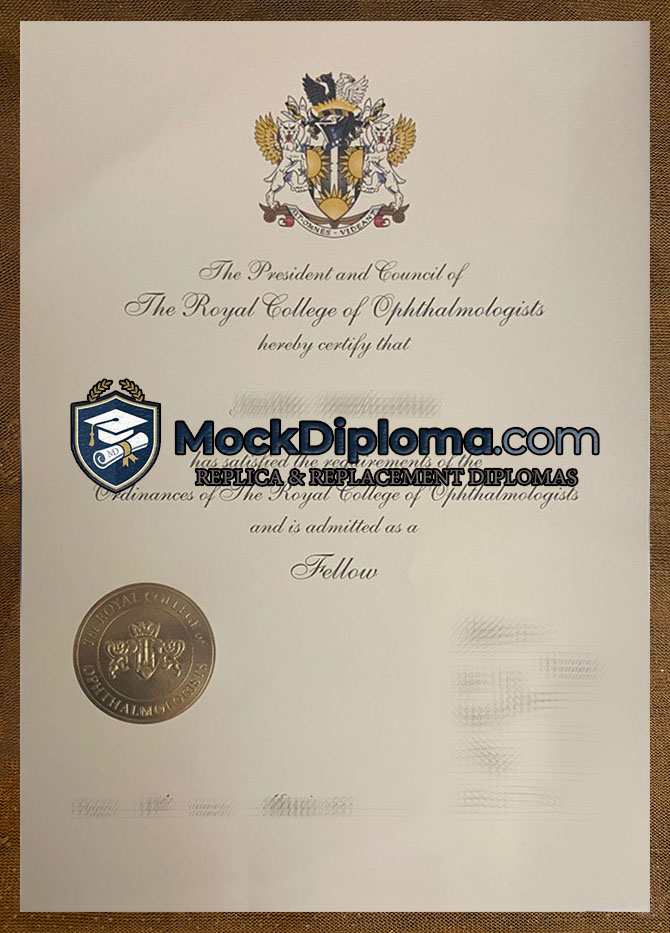 Royal College of Ophthalmologists diploma