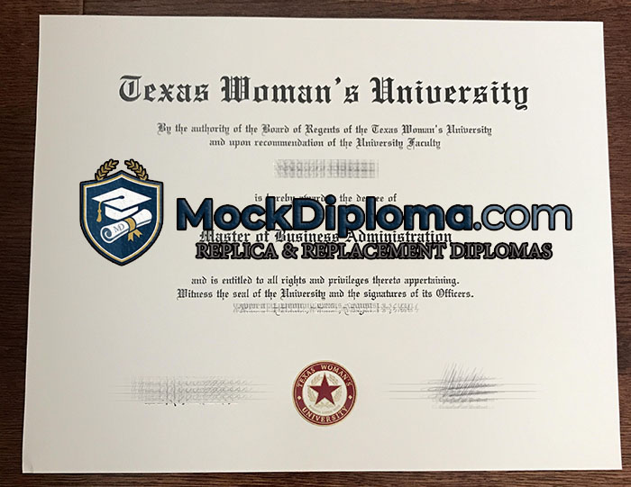 Texas Woman's University degree