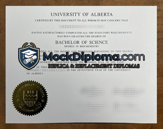 University of Alberta degree