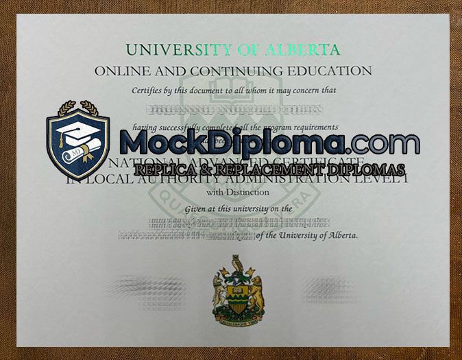 University of Alberta diploma