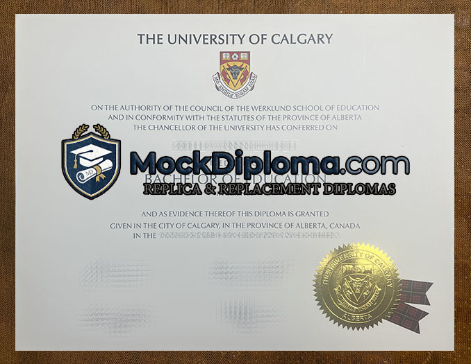 University of Calgary degree