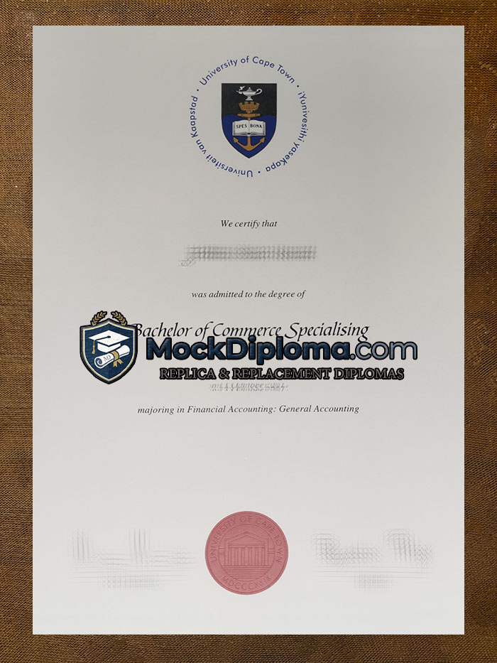 University of Cape Town degree