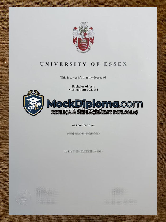 University of Essex diploma