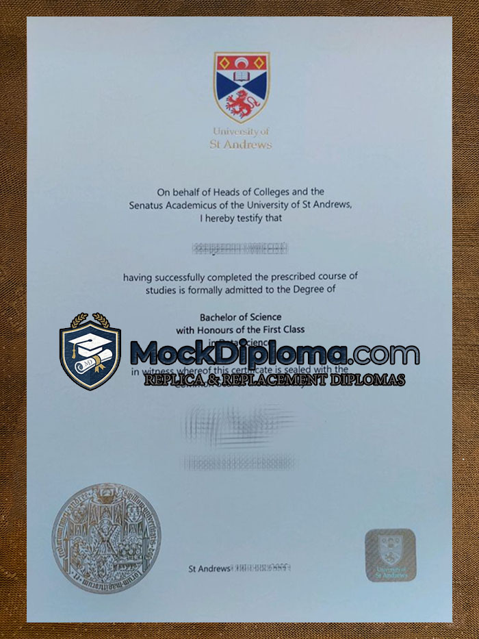 University of St Andrews degree