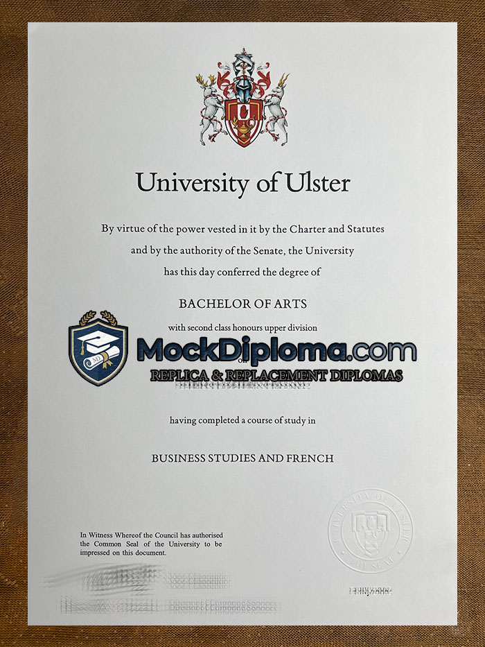 University of Ulster diploma