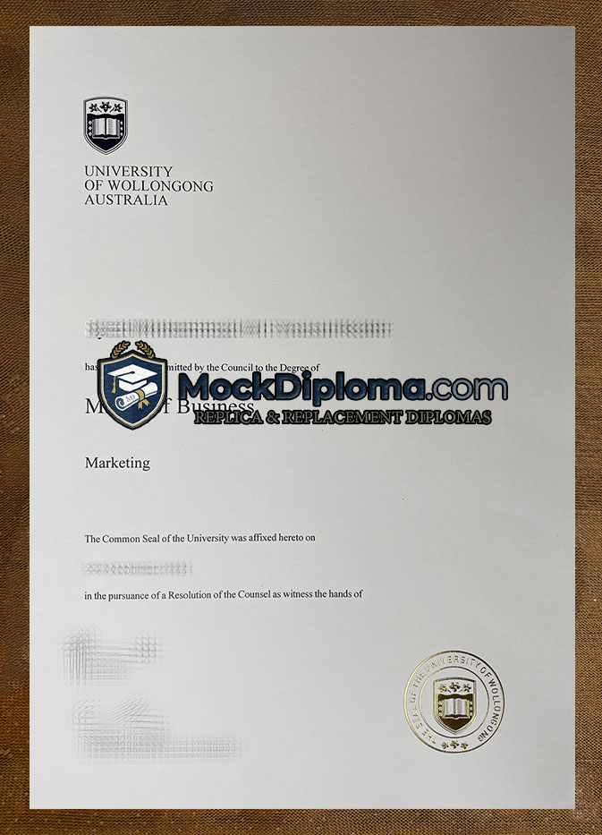 University of Wollongong diploma