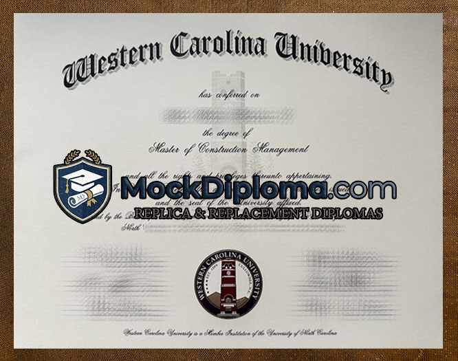 Western Carolina University certificate