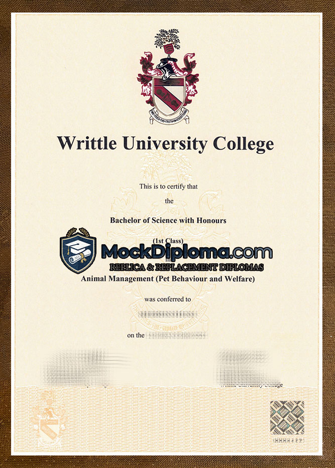 Writtle University College diploma